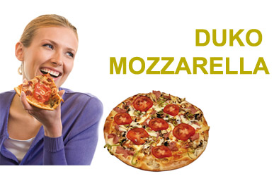 Distribución de mozzarella para pizza DUKO